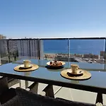 Sunset Waves Blue Sky بينايدورم