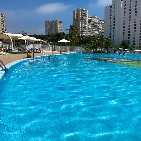 Sunset Waves Blue Sky Benidorm