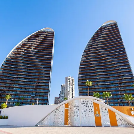 Sunset Waves Blue Sky * Бенидорм