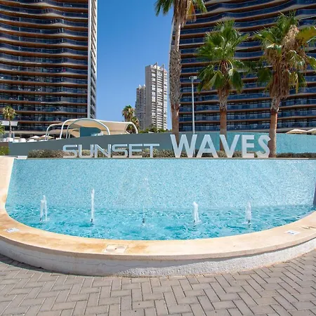 Sunset Waves Blue Sky Apartamento